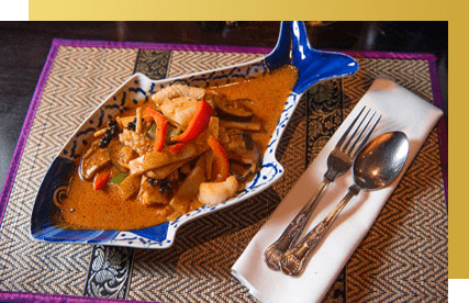 Order tasty fish dishes online from Siam Thai
